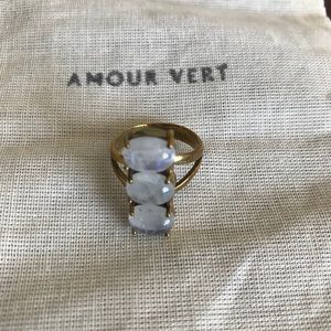 LESLIE FRANCESCA Triple Labradorite Ring - NWOT